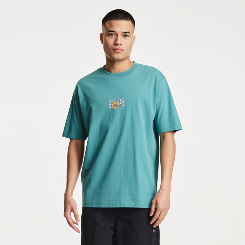 Parlez Celeste T-Shirt - Leaf - Mens Graphic T-Shirt by Parlez