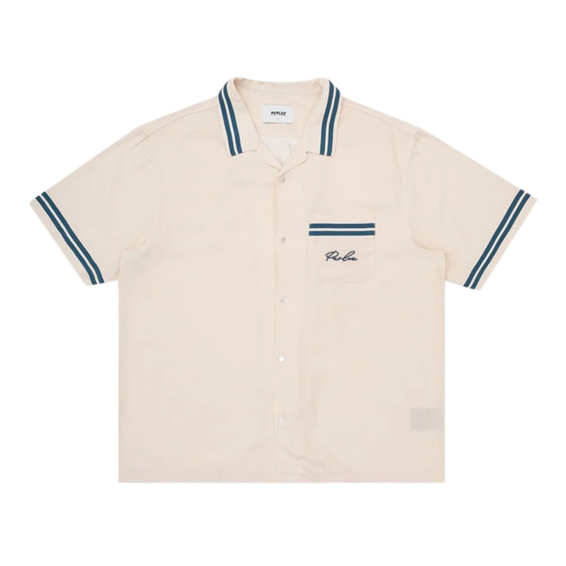 Parlez Channel Short Sleeve Shirt - Shell - Mens Casual Shirt by Parlez