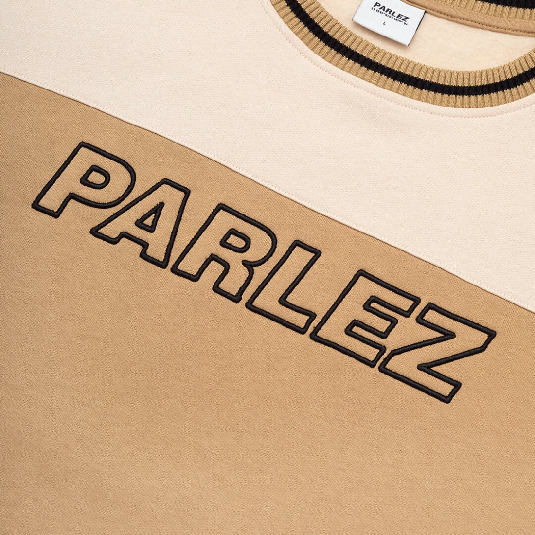 Parlez Club OS Oversized Sweatshirt - Shell - Mens Crew Neck Sweatshirt by Parlez