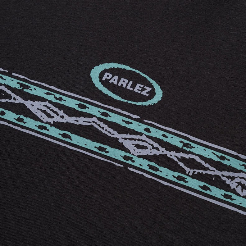 Parlez Diego T-Shirt - Black - Mens Graphic T-Shirt by Parlez