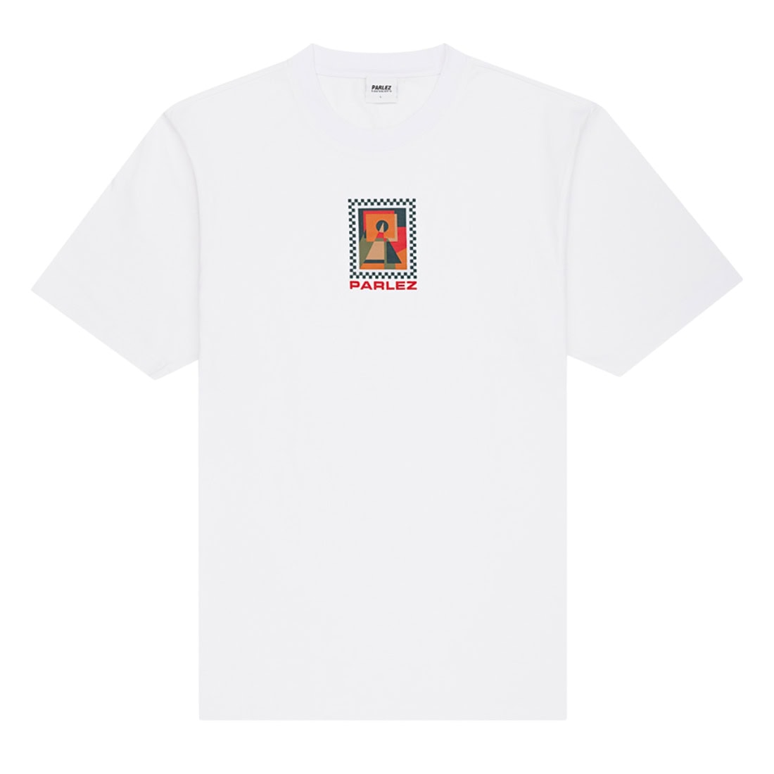 Parlez Figura T-Shirt - White - Mens Graphic T-Shirt by Parlez