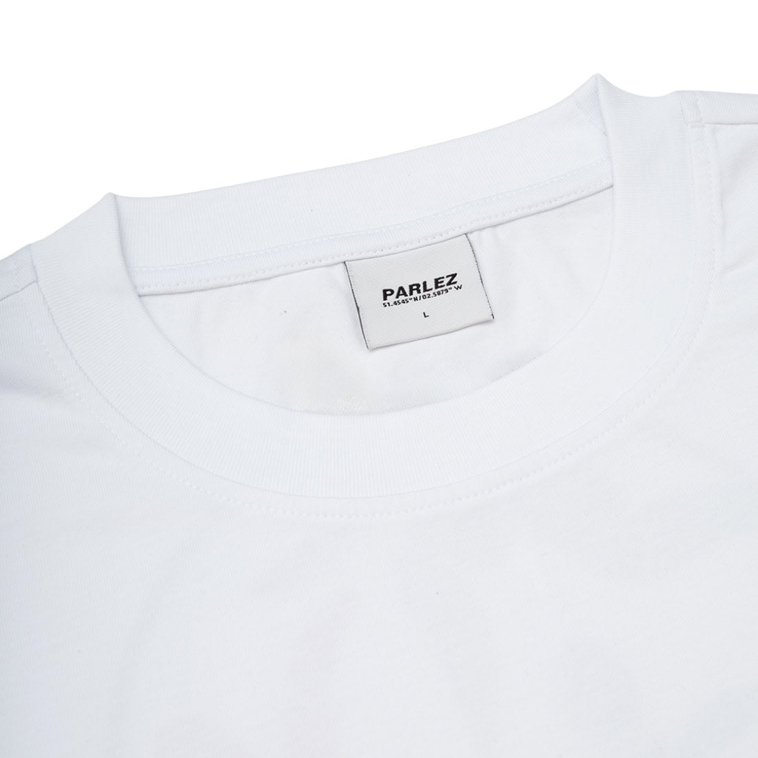 Parlez Figura T-Shirt - White - Mens Graphic T-Shirt by Parlez