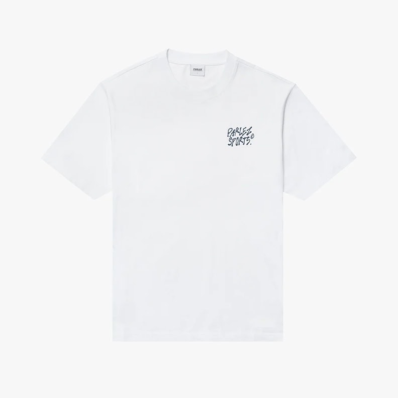 Parlez Flow T-Shirt - White - Mens Graphic T-Shirt by Parlez