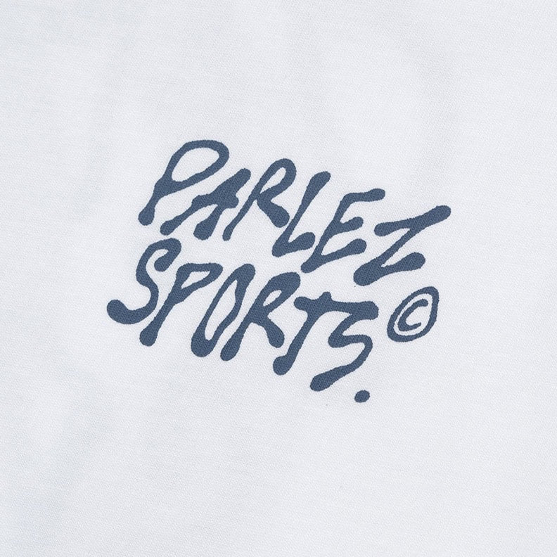 Parlez Flow T-Shirt - White - Mens Graphic T-Shirt by Parlez
