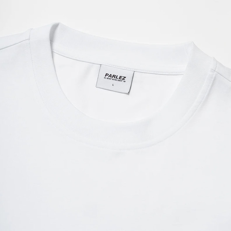 Parlez Flow T-Shirt - White - Mens Graphic T-Shirt by Parlez