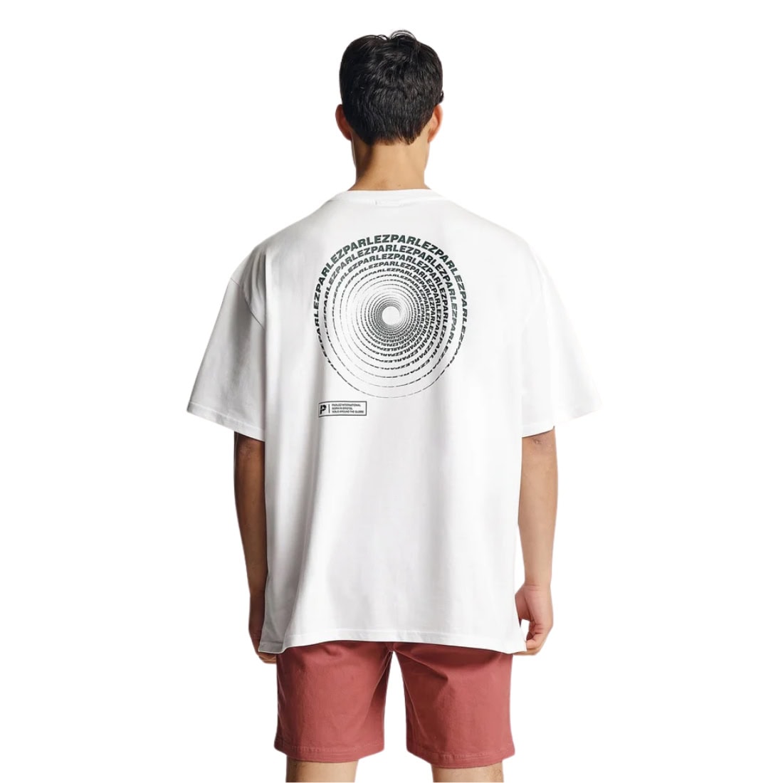 Parlez Luna Oversized T-Shirt - White - Mens Graphic T-Shirt by Parlez