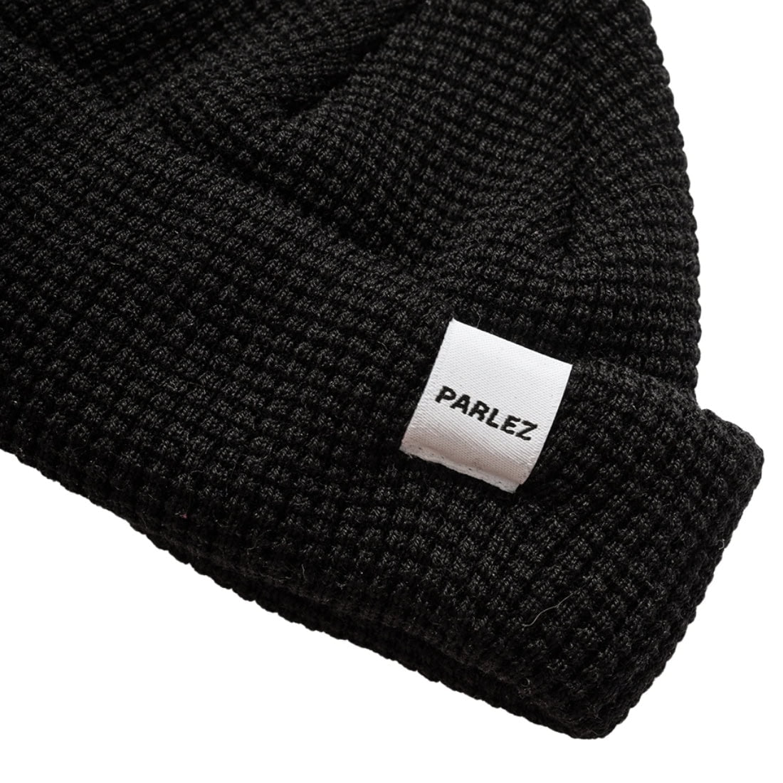 Parlez Meitor Beanie - Black - Fold Beanie by Parlez
