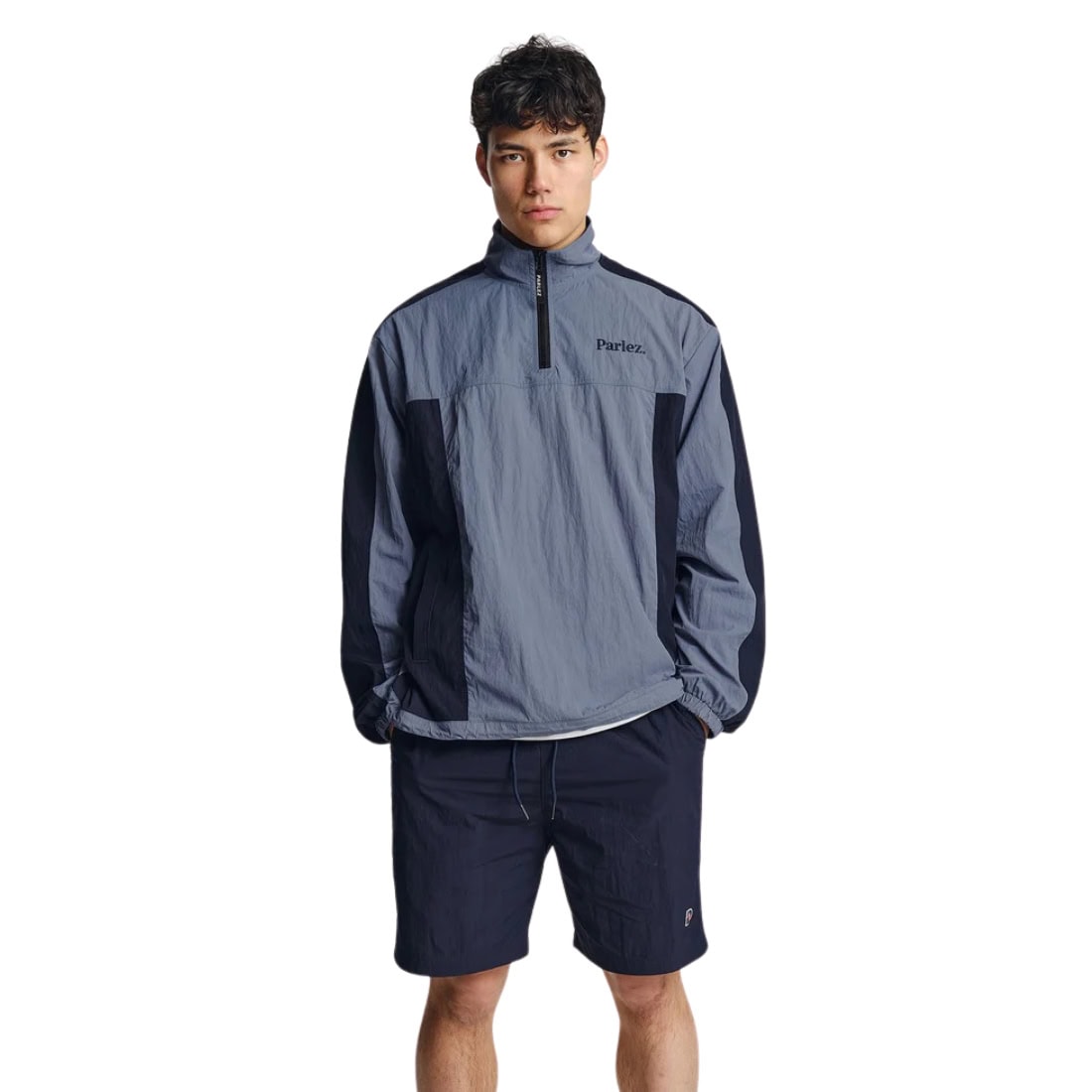 Parlez Pulse Jacket - Midnight - Mens Windbreaker/Rain Jacket by Parlez