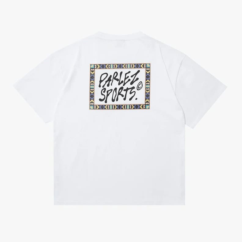 Parlez Reach Oversized T-Shirt - White - Mens Graphic T-Shirt by Parlez
