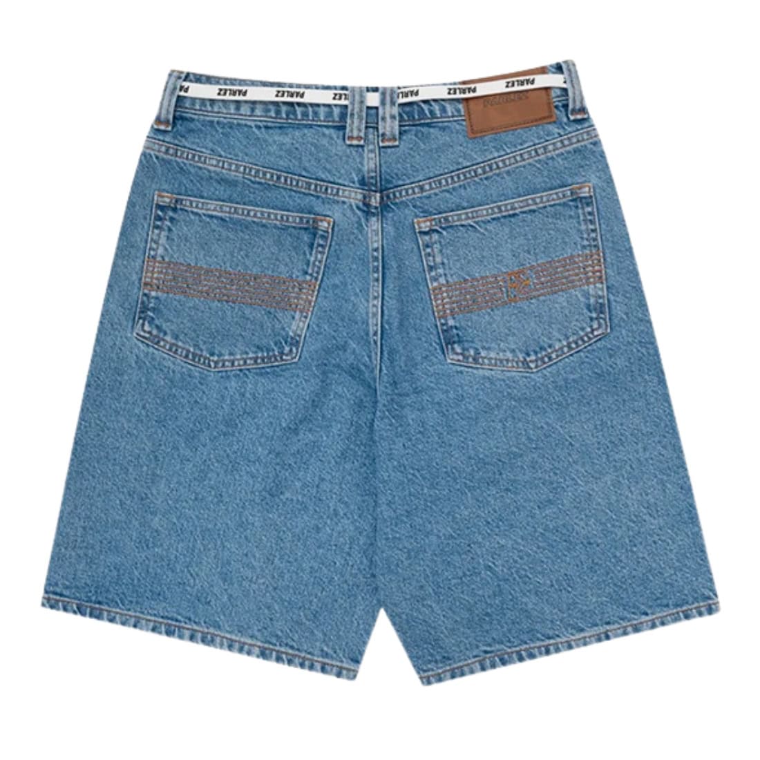 Parlez Serge Denim Shorts - Light Indigo Wash - Mens Denim Shorts by Parlez