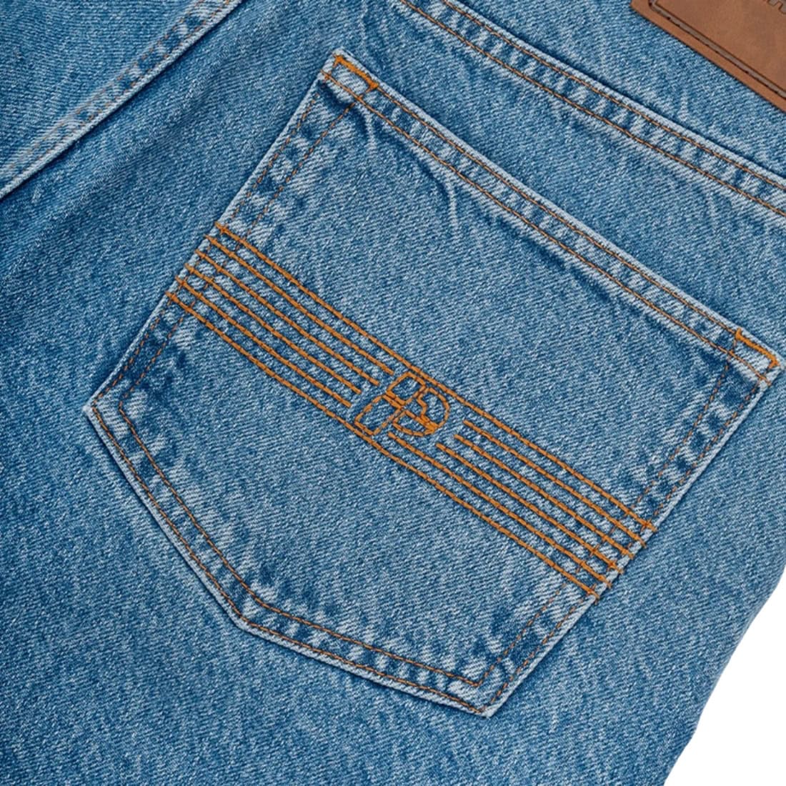 Parlez Serge Denim Shorts - Light Indigo Wash - Mens Denim Shorts by Parlez
