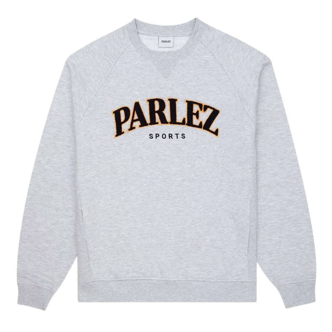 Parlez Varsity Crew - Heather Grey - Mens Crew Neck Sweatshirt by Parlez