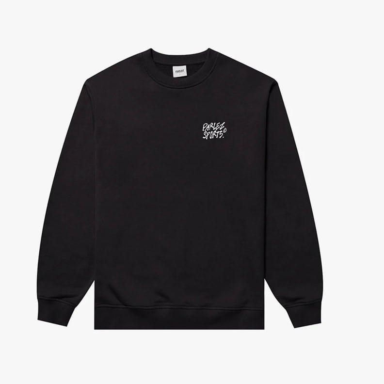 Parlez Verge Sweater - Black - Mens Crew Neck Sweatshirt by Parlez