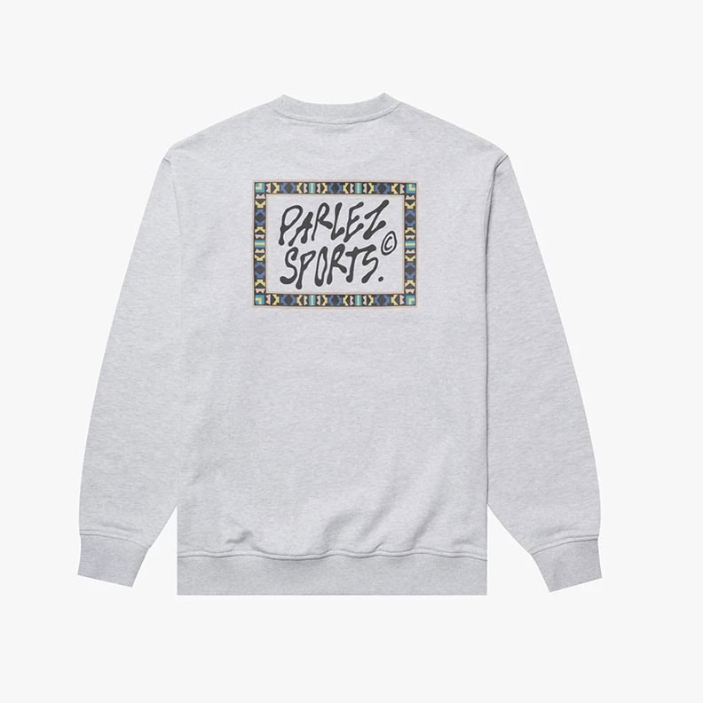 Parlez Verge Sweater - Heather Grey - Mens Crew Neck Sweatshirt by Parlez