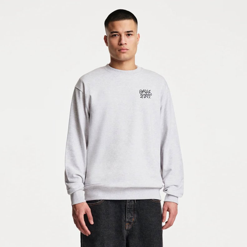 Parlez Verge Sweater - Heather Grey - Mens Crew Neck Sweatshirt by Parlez