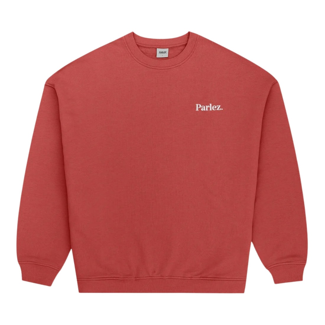 Parlez Vernon Oversized Crew - Dusty Coral - Mens Crew Neck Sweatshirt by Parlez