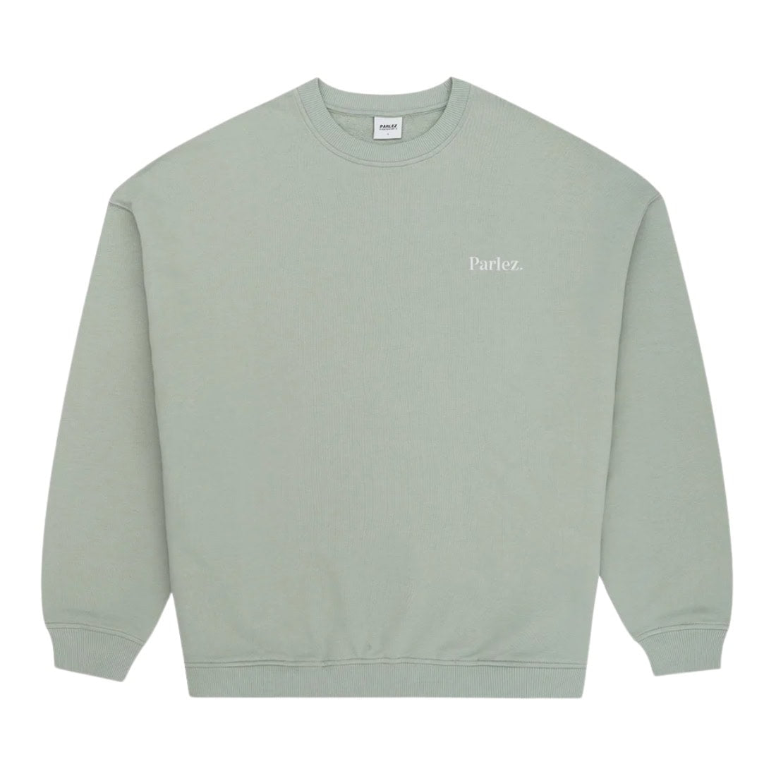 Parlez Vernon Oversized Crew - Sea Mist - Mens Crew Neck Sweatshirt by Parlez