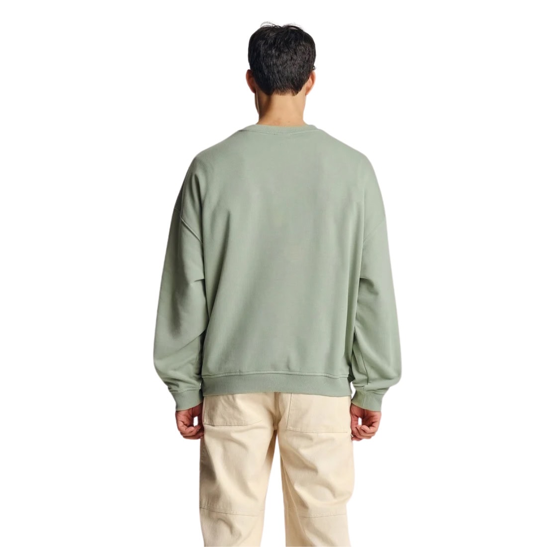 Parlez Vernon Oversized Crew - Sea Mist - Mens Crew Neck Sweatshirt by Parlez