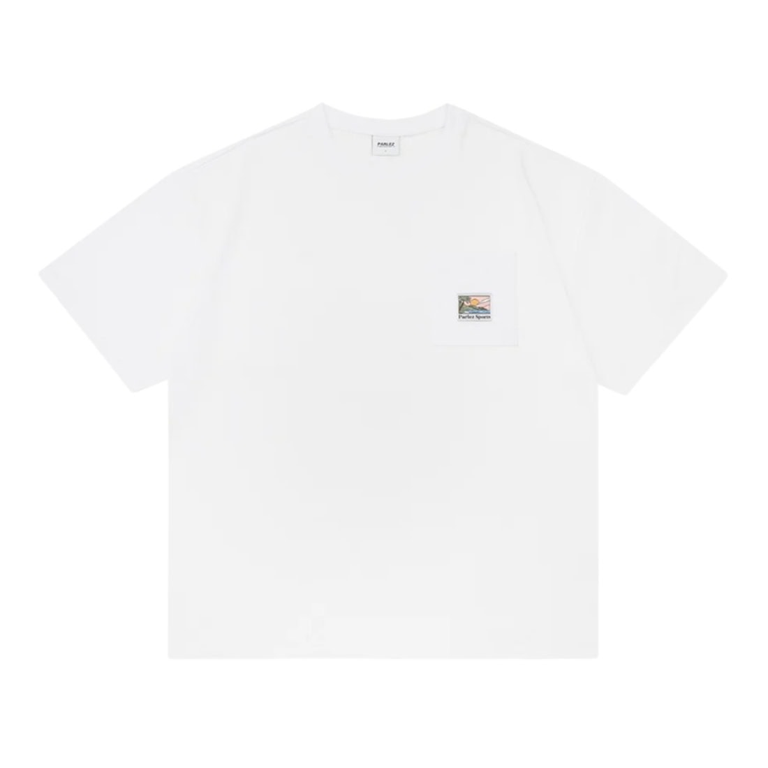 Parlez Wesley Oversized T-Shirt - White - Mens Graphic T-Shirt by Parlez