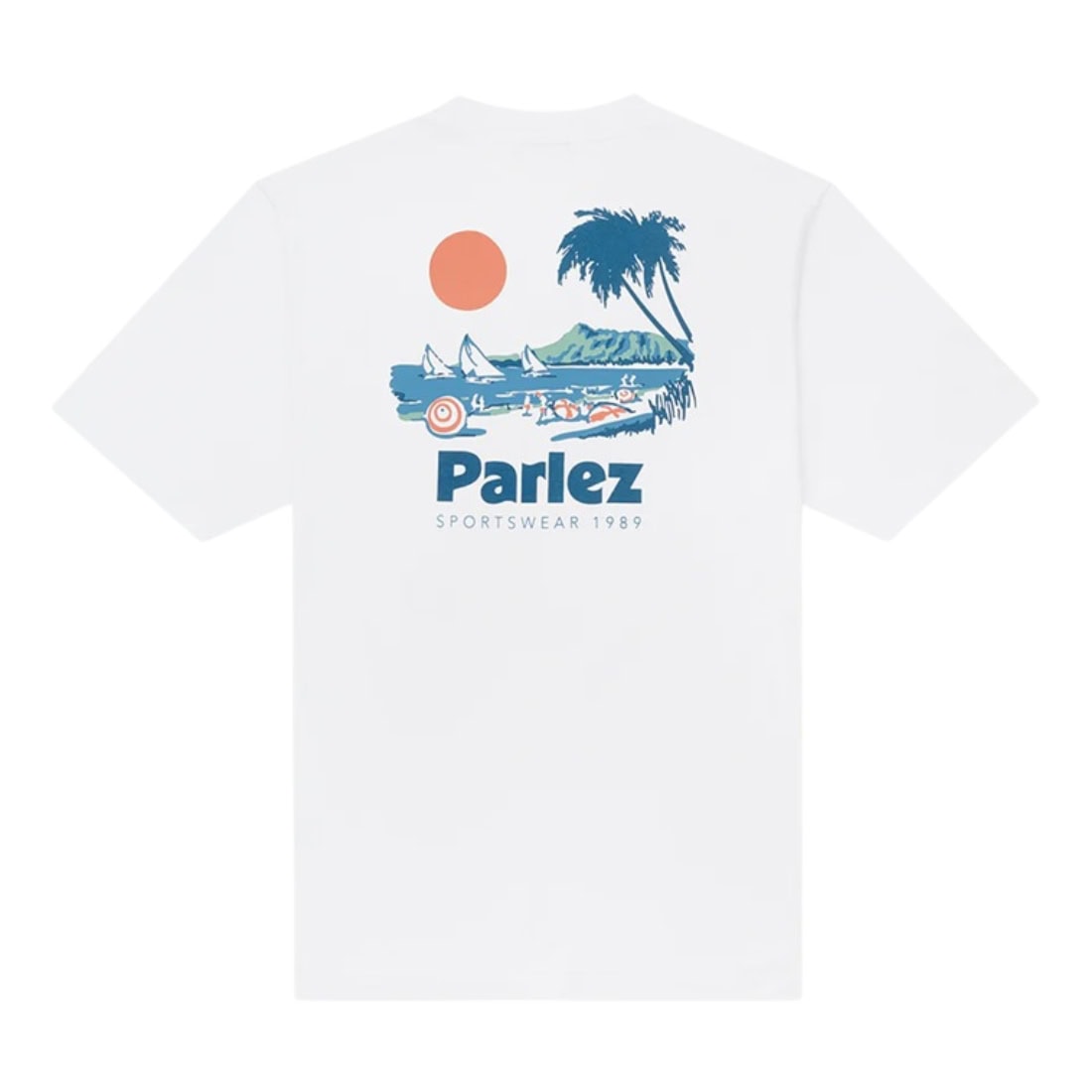 Parlez Willford T-Shirt - White - Mens Graphic T-Shirt by Parlez