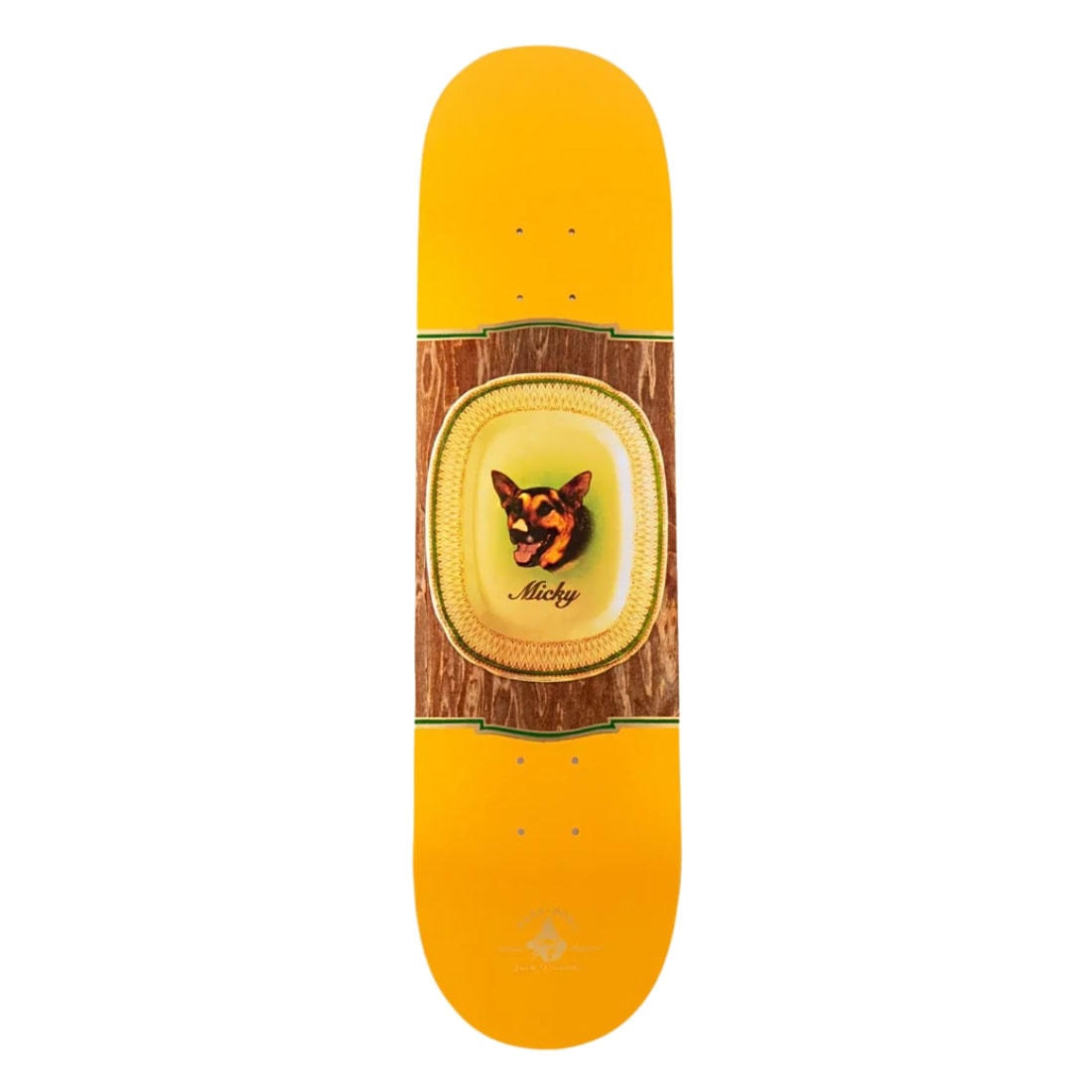 Pass Port 8.5" Pet Plate Micky Deck - Orange - Skateboard Deck by Pass Port 8.5 inch