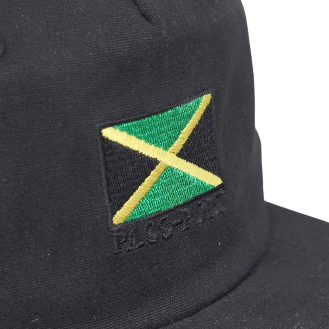Pass Port Jamaica Snapback Cap - Black - Strapback Cap by Pass Port One Size