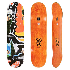 Polar 8.25" Oskar Rozenberg Facescape Wheel Well Deck - Multi - Skateboard Deck by Polar 8.25 inch