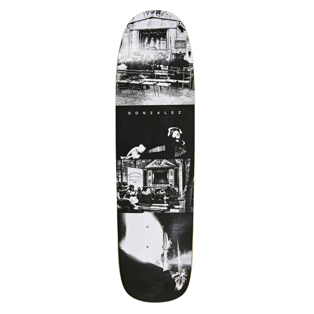 Polar 8.25&quot; Roman Gonzalez Champs Elysees Paris Deck - Grey - Skateboard Deck by Polar 8.25 inch