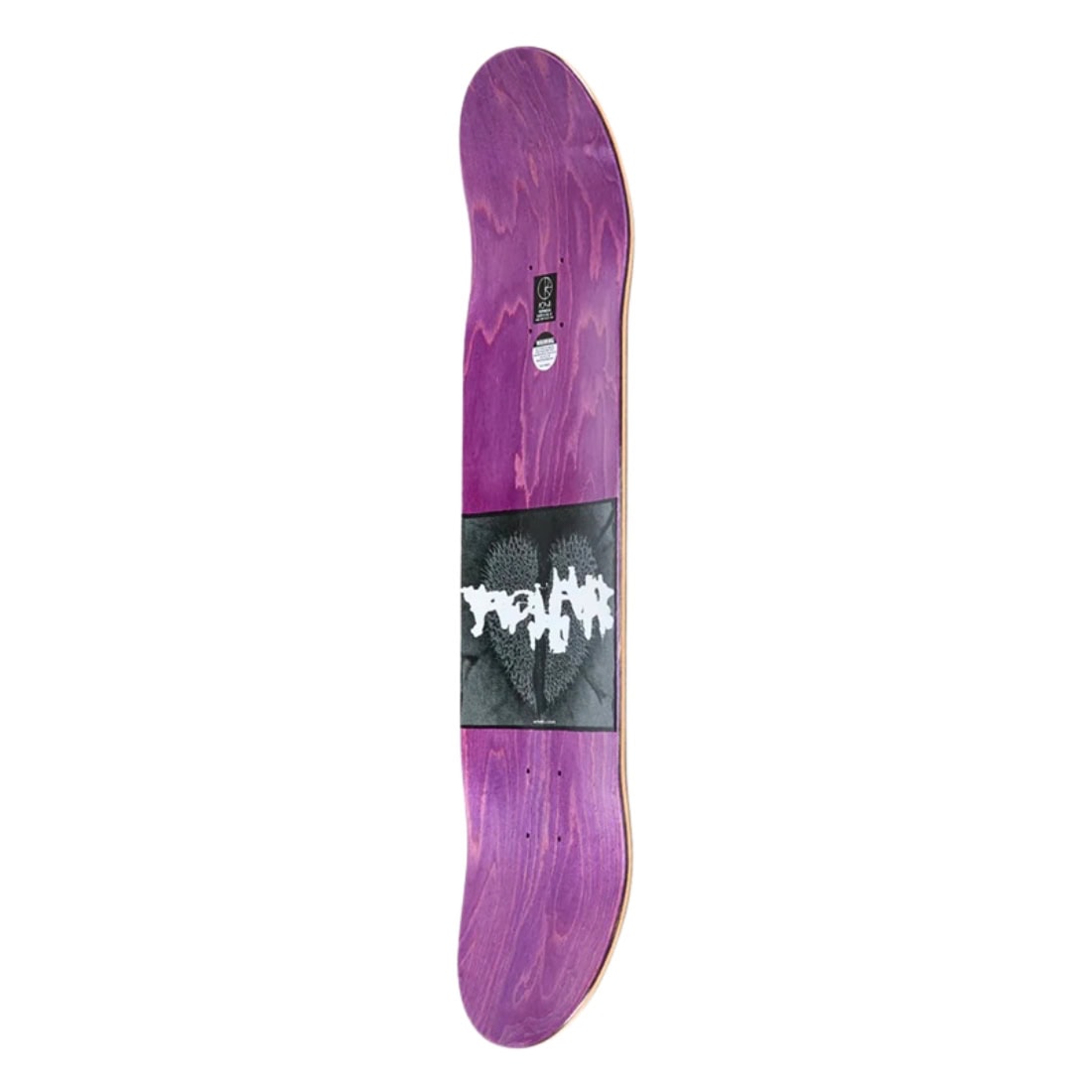 Polar 8.375" Roman Gonzalez Demon Child Deck - Blk/Wht - Skateboard Deck by Polar 8.375 inch