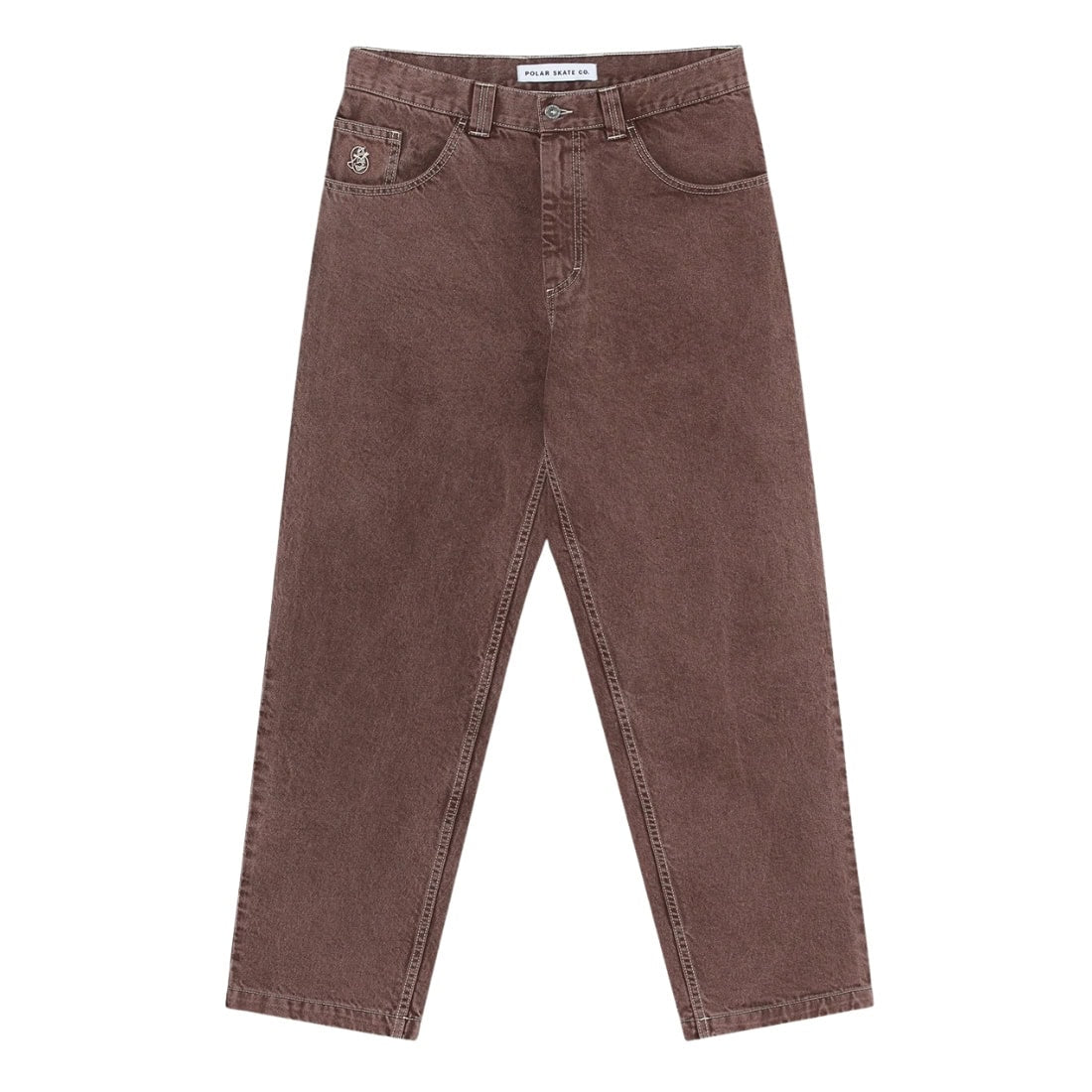 Polar 93! Denim Pants - Brownstone - Mens Relaxed/Loose Denim Jeans by Polar