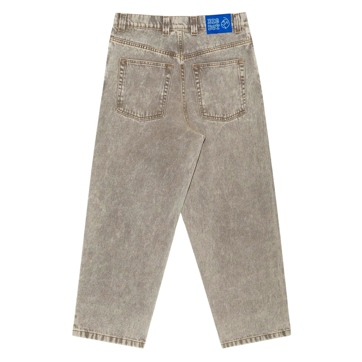 Polar Big Boy Pants - Acid Beige - Mens Relaxed/Loose Denim Jeans by Polar