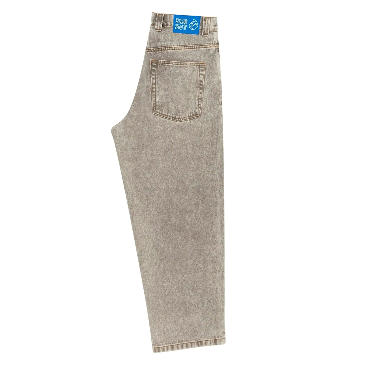 Polar Big Boy Pants - Acid Beige - Mens Relaxed/Loose Denim Jeans by Polar