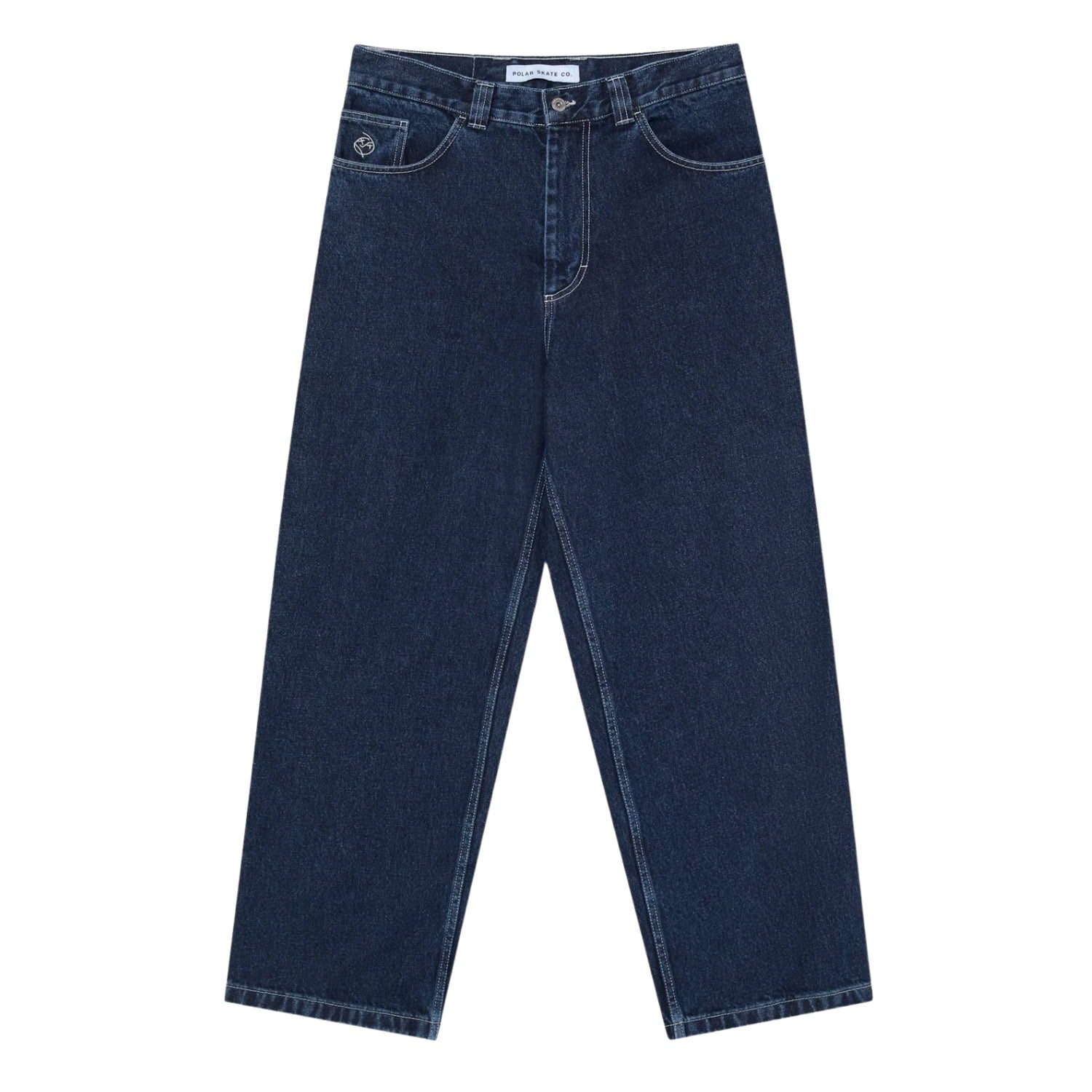 Polar Big Boy Pants - Indigo - Mens Relaxed/Loose Denim Jeans by Polar