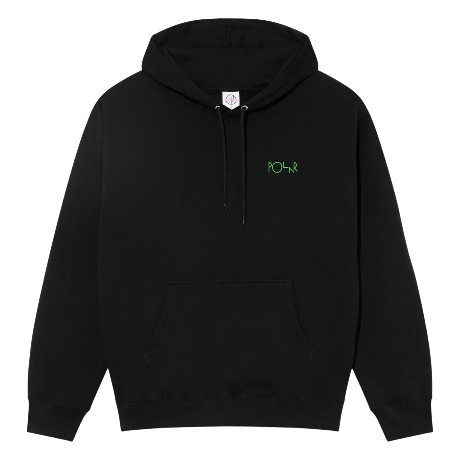 Polar Dave Hoodie Fill Logo Ourselves Collage - Black - Mens Pullover Hoodie by Polar