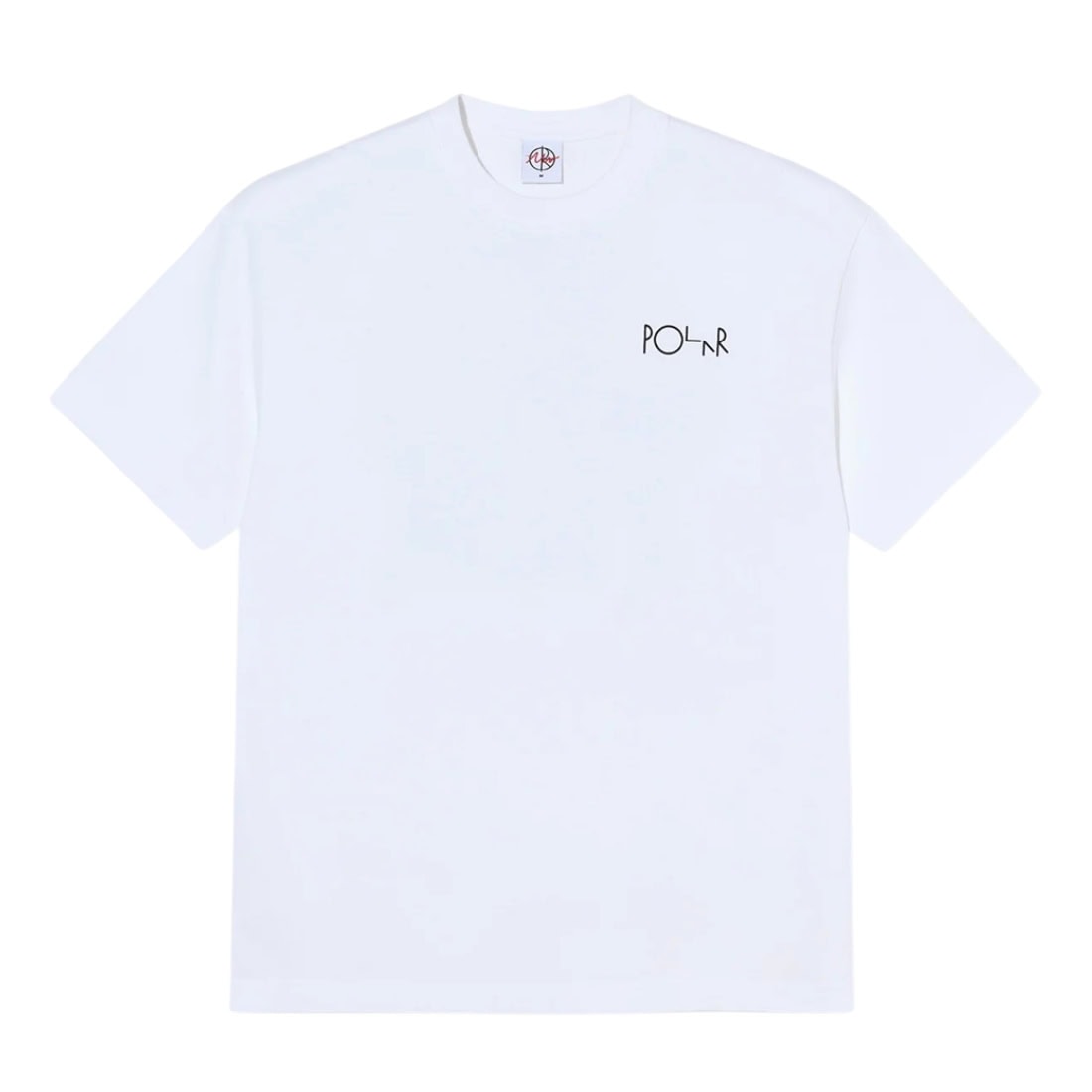 Polar Martas Roses Fill Logo Tee - White - Mens Graphic T-Shirt by Polar