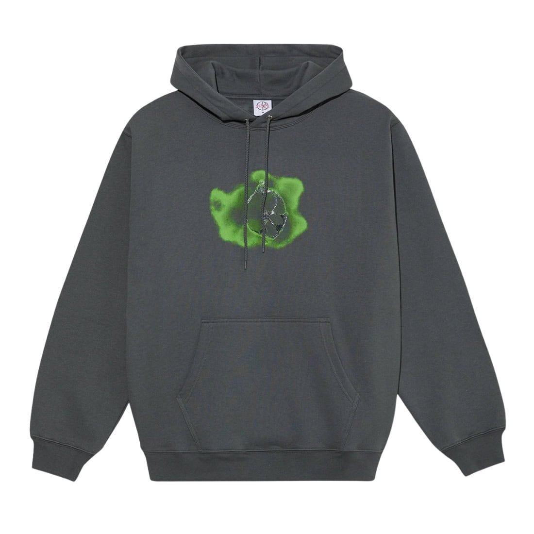 Polar Metal Logo Dave Hoodie - Graphite - Mens Pullover Hoodie by Polar