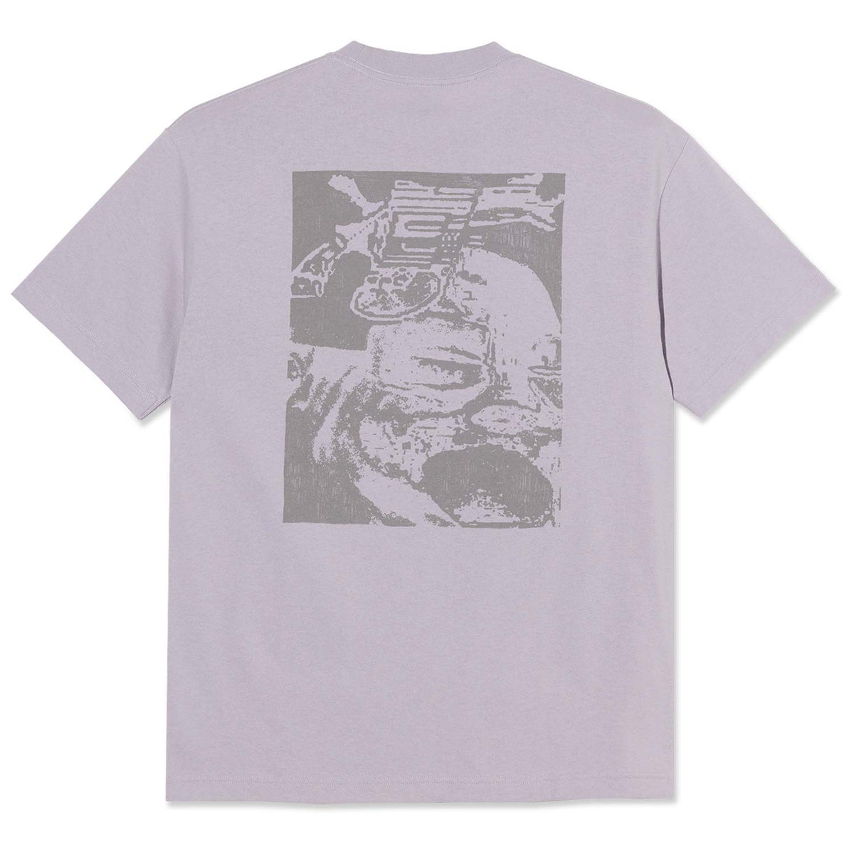 Polar Conflict Scenario Tee - Pale Purple - Mens Graphic T-Shirt by Polar