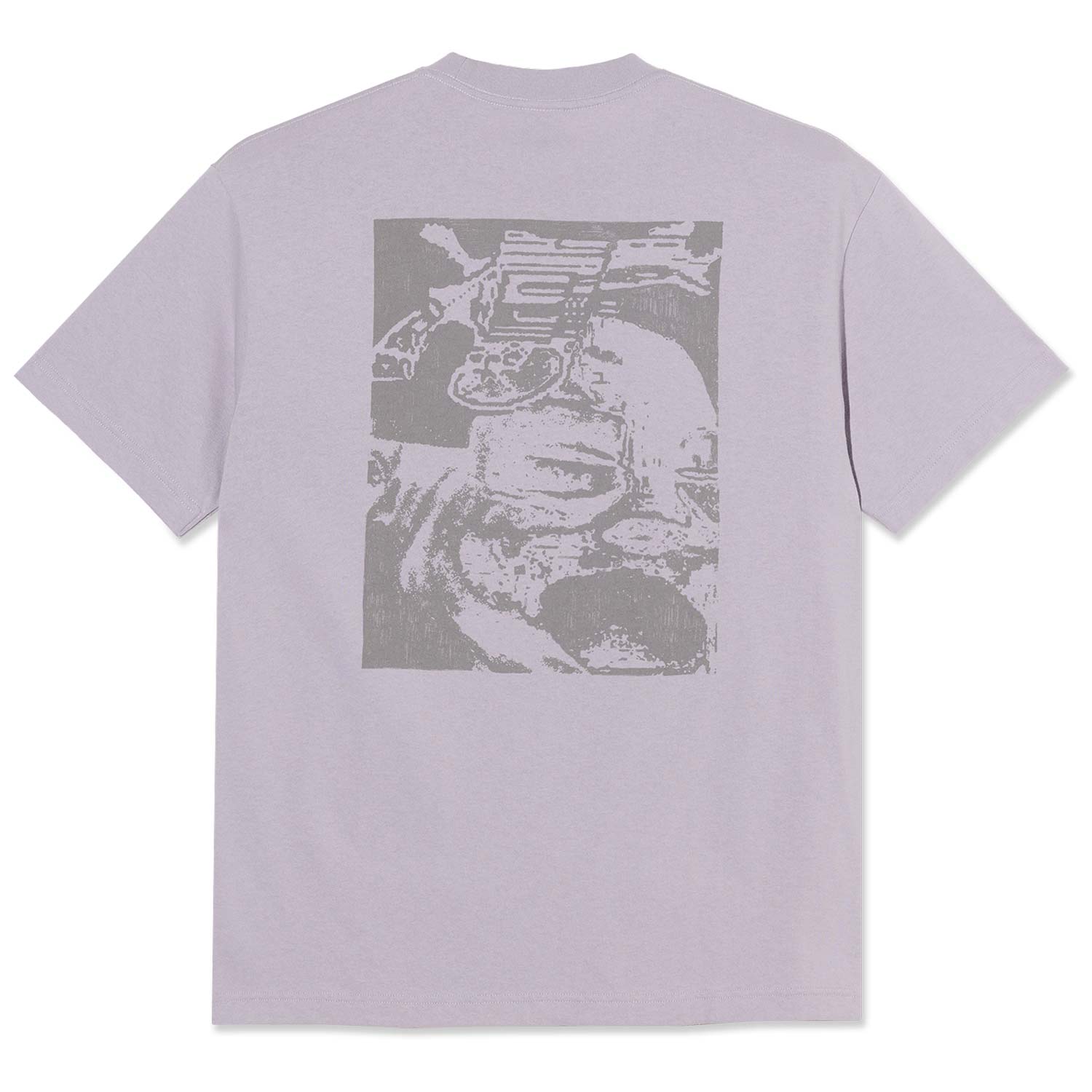 Polar Conflict Scenario Tee - Pale Purple - Mens Graphic T-Shirt by Polar