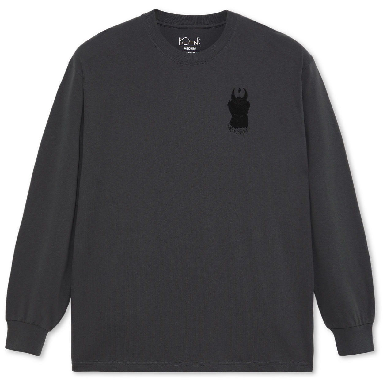 Polar Little Devils Longsleeve T-Shirt - Graphite - Mens Skate Brand T-Shirt by Polar