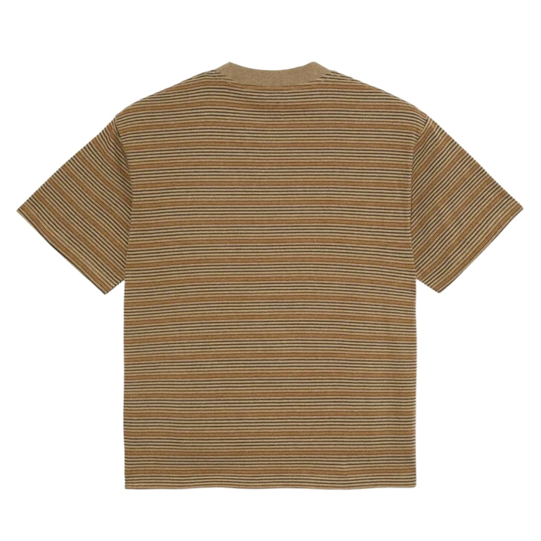 Polar Stripe Surf T-Shirt - Camel - Mens Skate Brand T-Shirt by Polar