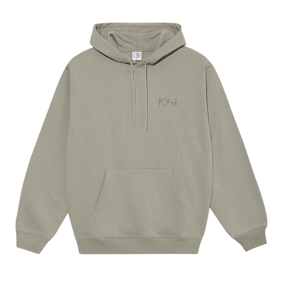 Polar Stroke Logo Dave Hoodie - Vetiver - Mens Pullover Hoodie by Polar