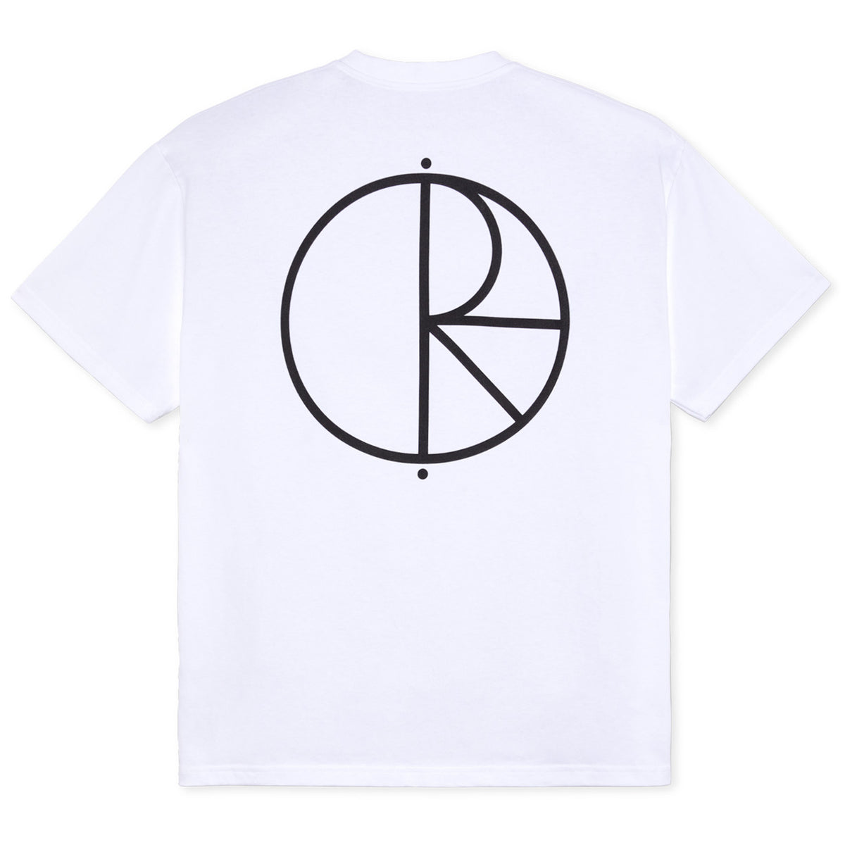 Polar Stroke Logo T-Shirt - White - Mens Skate Brand T-Shirt by Polar
