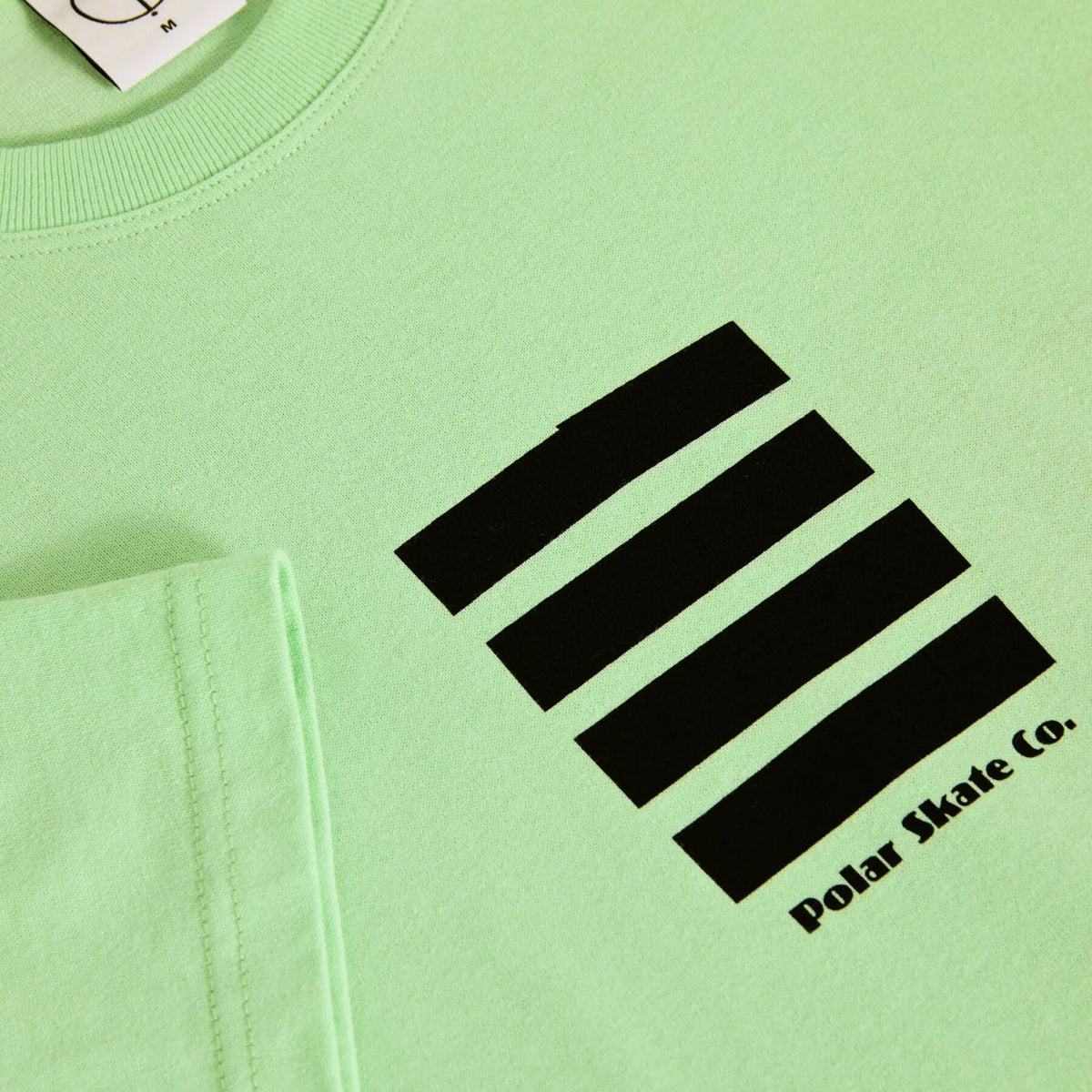 Polar Tape And Panther T-Shirt - Mint Green - Mens Skate Brand T-Shirt by Polar