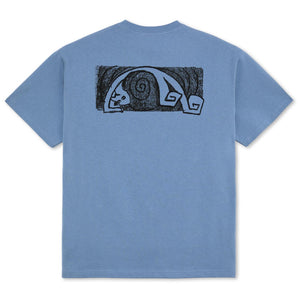 Polar Yoga Trppin' T-Shirt - Oxford Blue - Mens Skate Brand T-Shirt by Polar