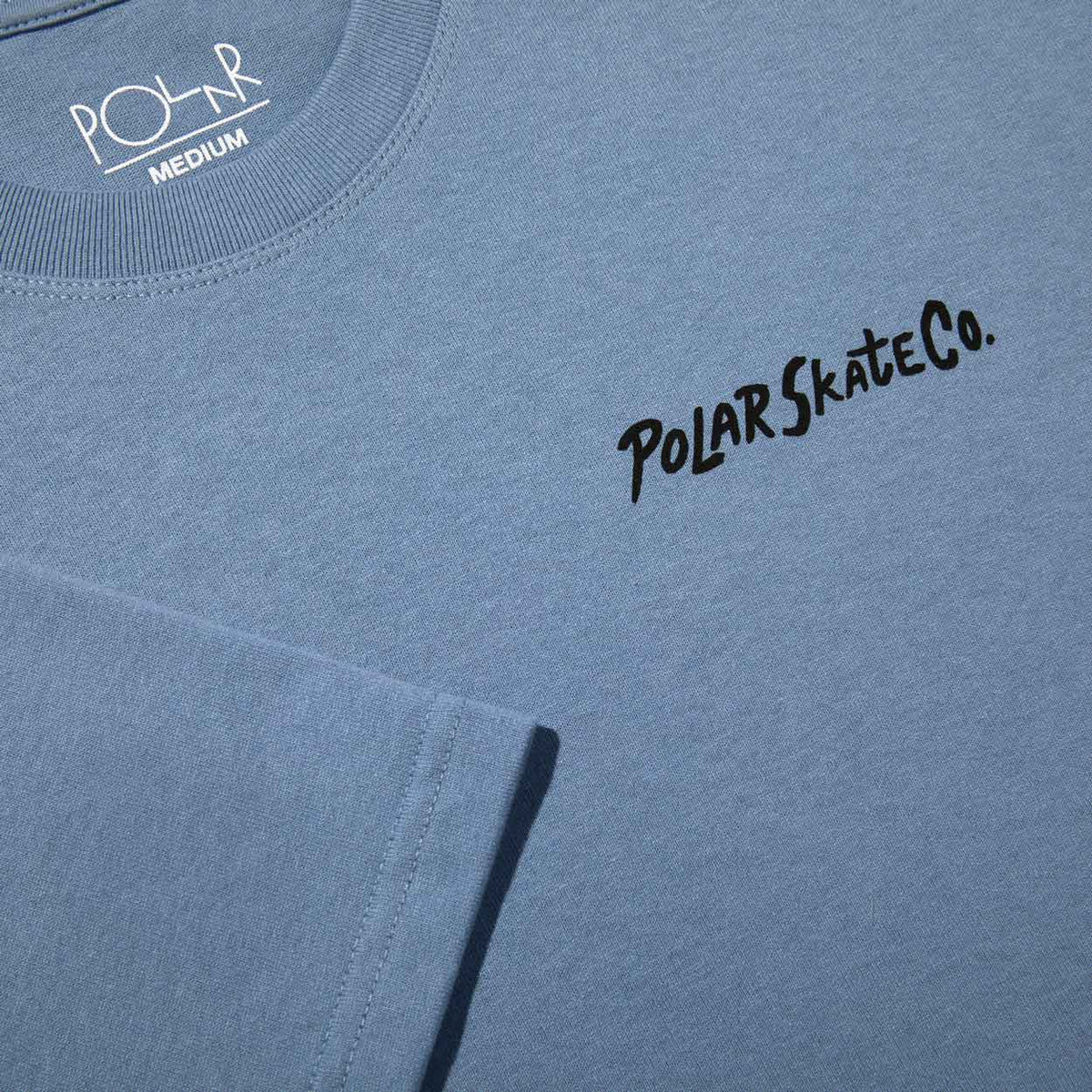 Polar Yoga Trppin&#39; T-Shirt - Oxford Blue - Mens Skate Brand T-Shirt by Polar