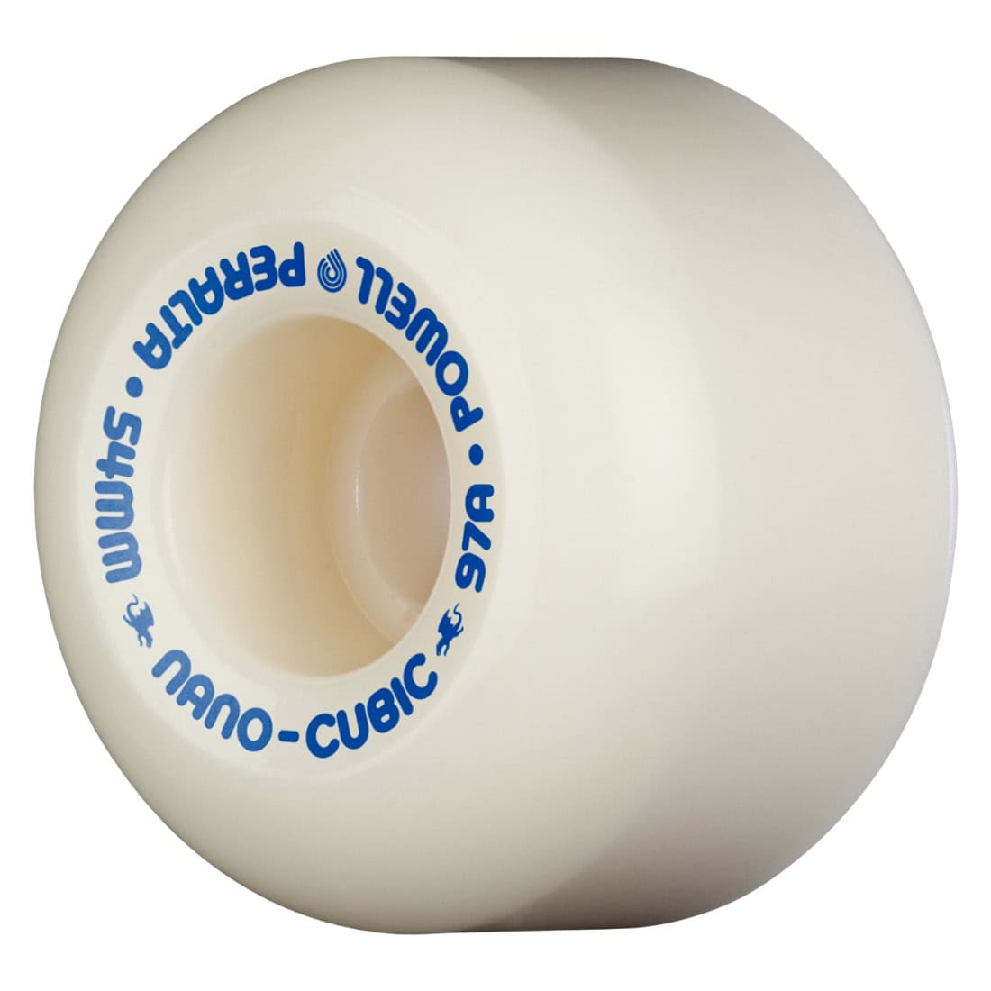 Powell Peralta 54mm 97A Dragon Formula Nano Cubic Wheels - White/Blue - Skateboard Wheels by Powell Peralta 54mm