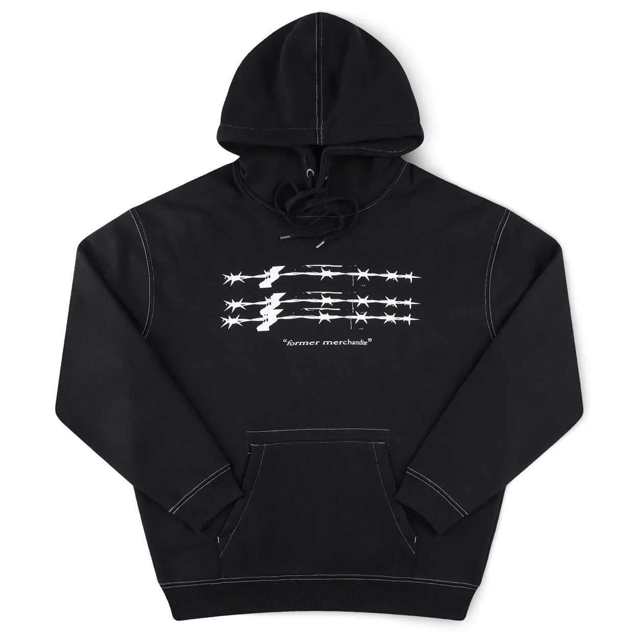 Former Primal Hood - Black - Mens Pullover Hoodie by Former