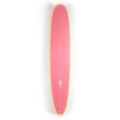 Indio 9'6 Log Machine Longboard Surfboard - Cream Flamingo - Longboard by Indio 9ft 6