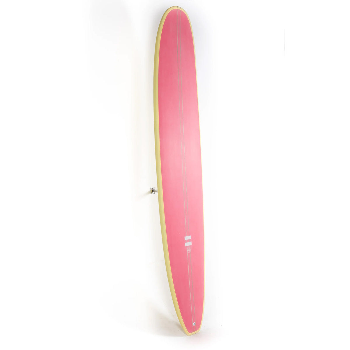 Indio 9'6 Log Machine Longboard Surfboard - Cream Flamingo - Longboard by Indio 9ft 6
