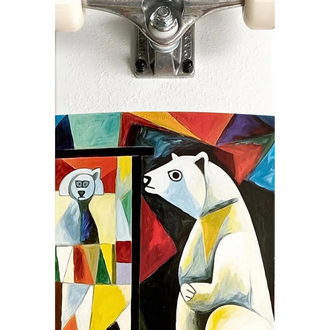 Push 8.0" Canada x MLSL Complete Skateboard - White - Complete Skateboard by Push 8.0 inch